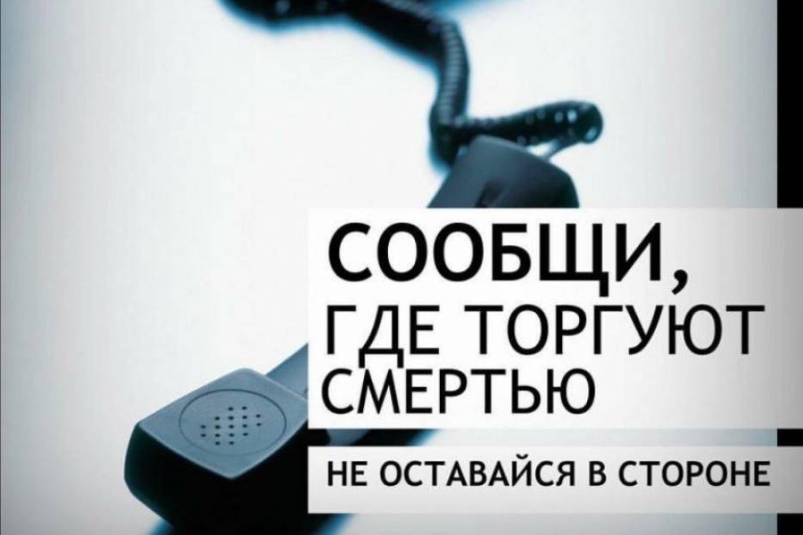 21c26819eb527a19d6b51fe53ae6ea75 - Акция "Сообщи, где торгуют смертью!"